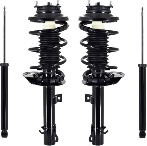 PM Auto Set 4 Front Quick Complete Strut-Coil Spring-Rear Shock For 2006 2007 Ford Focus in Saudi Arabia