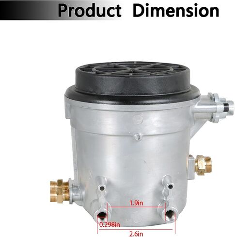 استبدال مبيت مرشح التدفق العالي ل 7.3L 1999-2003 Powerstroke الديزل F81Z-9155-AC F81Z9155AC FG1057 FG-1057 in Saudi Arabia