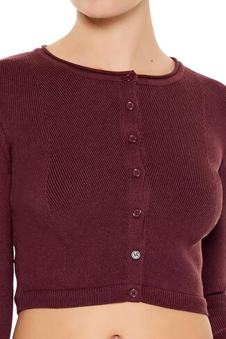 Forever 21 Womens Cropped Cardigan Sweater in Saudi Arabia