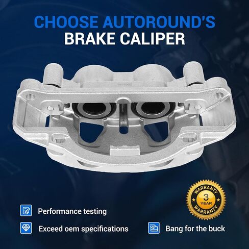 Autoround 18B5303 18B5302 Front Brake Caliper Assembly with Bracket fit for Chevy Suburban 2016-2019/ Silverado Sierra 2500 3500 HD 11-19/ Suburban 3500 HD, GMC Sierra 2500 3500 HD in Saudi Arabia