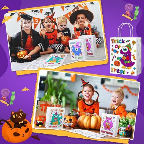 Yaomiao 24 PCS أكياس التلوين الديني يسوع يحبني الأكياس الورقية ملون خاص بك مسيحيات DIY Craft VBS هدية الكاثوليكية كرافت الورق القابلة لإعادة الاستخدام حمل الجزء الأكبر لحفلات مدرسة الأحد في الفصول الدراسية in Saudi Arabia