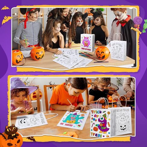 Yaomiao 24 PCS أكياس التلوين الديني يسوع يحبني الأكياس الورقية ملون خاص بك مسيحيات DIY Craft VBS هدية الكاثوليكية كرافت الورق القابلة لإعادة الاستخدام حمل الجزء الأكبر لحفلات مدرسة الأحد في الفصول الدراسية in Saudi Arabia