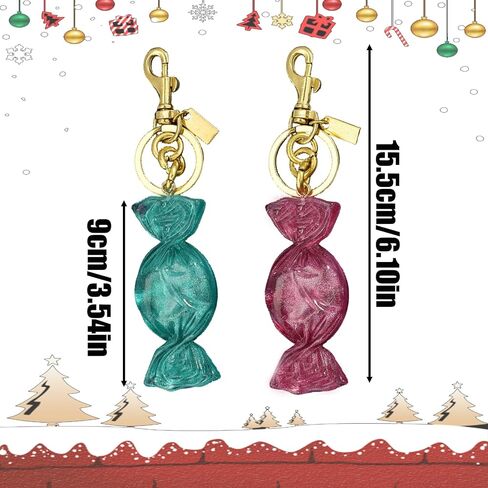 كاندي كريستال حقيبة سلسلة المفاتيح سحر محفظة حقائب اليد حمل الحقائب اكسسوارات هدية عيد الميلاد للرجال والنساء in Kuwait