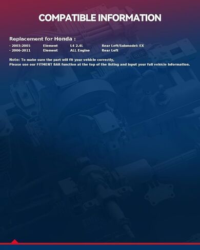 KAX 512262/512263 مجموعة محور العجلة الخلفية اليسرى متوافقة مع Honda Element 2003-2011، 2 قطعة محمل العجلة in Saudi Arabia