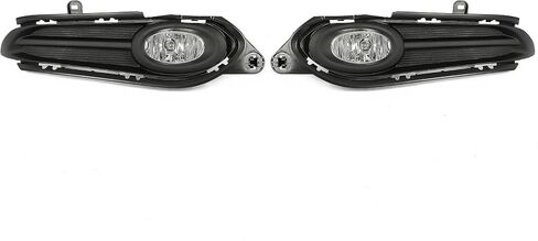 KUAFU Bumper Fog Lights Compatible with 2016 2017 2018 Honda HRV HR-V Fog Lamps W/Cover+Wiring+Switch Replacement for 71106-T7J-H00 71105-T7J-H00 Clear lens Driver & Passenger Side in Saudi Arabia