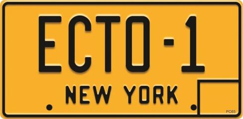 Gear Tatz - Ecto-1 - فيلم تحية - ملصقات ممتصة للصدمات - 3.5 × 7 بوصة - صُنعت باحترافية في الولايات المتحدة الأمريكية (فينيل، X1) in Kuwait