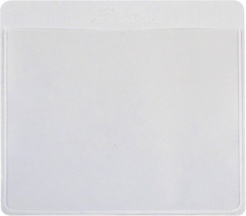 C-Line 3-3/4" x 3" Self-Adhesive Labeling Pockets, 25 Holders per Pack, 125 Holders Total, Clear (70443-5) in Saudi Arabia