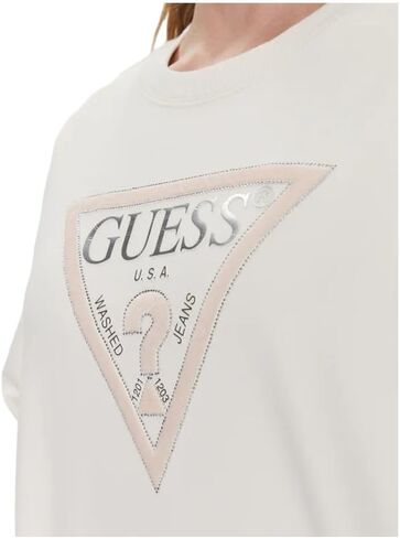 سويت شيرت نسائي من GUESS برقبة دائرية وشعر حصان in Saudi Arabia