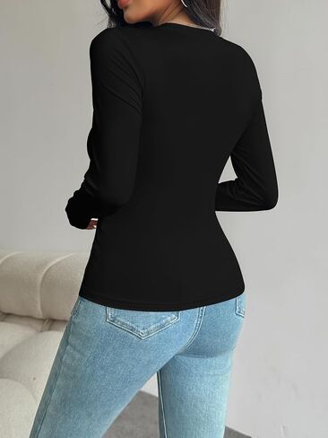 المرأة عادية الأساسية الخروج المحاصيل القمم سليم صالح قصيرة الأكمام طاقم الرقبة ضيق تي شيرت المرأة قميص طويل الأكمام in Saudi Arabia