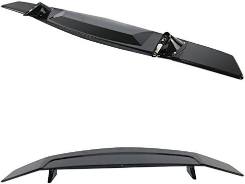 Trunk Spoiler Compatible with 2013-2016 Dodge Dart, Painted Glossy Black ABS Spoiler Wing Rear Trunk Lip by IKON MOTORSPORTS, 2014 2015 in Saudi Arabia