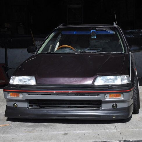 Front Bumper Lip Compatible with 1988-1991 Honda Civic, Spoiler Zenki Z Style Black Poly Urethane Air Dam Chin Diffuser by IKON MOTORSPORTS, 1989 1990 in Saudi Arabia