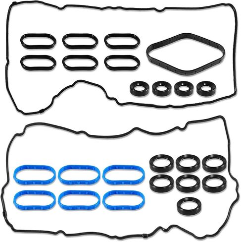 Valve Cover Gasket Set Fit for Ford Expedition F-150 Lincoln Navigator 3.5L 3496CC V6 Gas DOHC Turbocharged 2017-2023 Replace VS50973 VS50993R HL3Z-6584-A ML3Z-6584-G HL3Z6584A in Saudi Arabia
