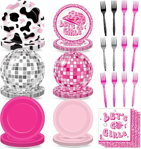 96Pcs Woodland Party Paper Plates and Napkins for Animal Party Decorations Woodland Creatures Dessert Plates Disposable Tableware for Kids Serves 24 Baby Shower Birthday Forest Animal Themed Supplies in Kuwait