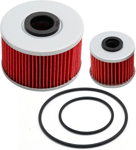 Anxingo 15412-HP7-A01 Oil Filter with O-rings, Replacement for Honda Pioneer 1000 SXS1000 M3 M5 2016-2020, Replaces 94109-12000 15412-MGS-D21 in Saudi Arabia