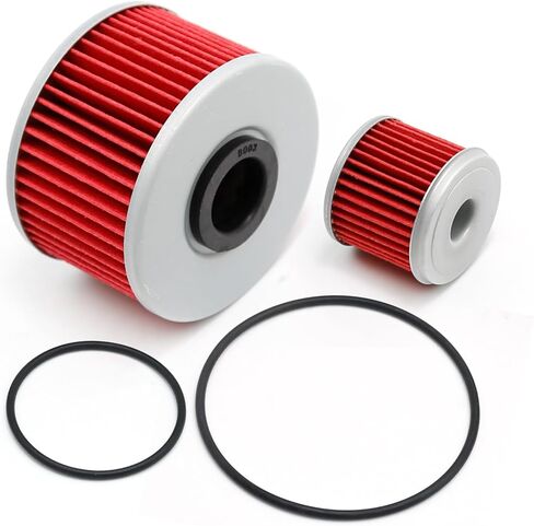 Anxingo 15412-HP7-A01 Oil Filter with O-rings, Replacement for Honda Pioneer 1000 SXS1000 M3 M5 2016-2020, Replaces 94109-12000 15412-MGS-D21 in Saudi Arabia