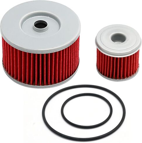 Anxingo 15412-HP7-A01 Oil Filter with O-rings, Replacement for Honda Pioneer 1000 SXS1000 M3 M5 2016-2020, Replaces 94109-12000 15412-MGS-D21 in Saudi Arabia