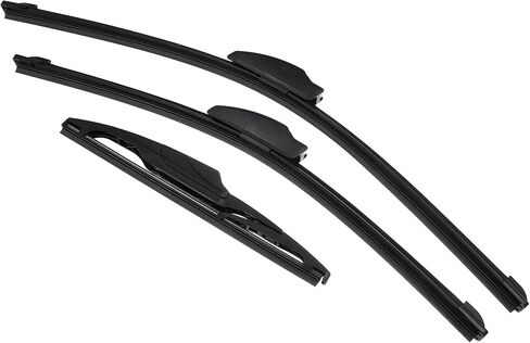 X AUTOHAUX 3 Pcs Front Rear Windscreen Wiper Blades Set for Suzuki Swift Hatchback MK2 MK3 2004-2017 in Saudi Arabia