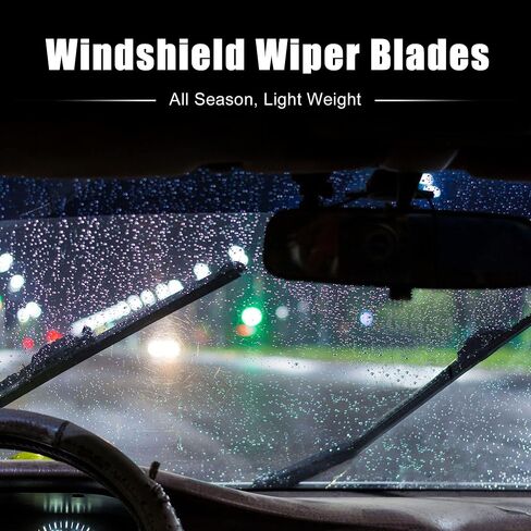 X AUTOHAUX 3 Pcs Front Rear Windscreen Wiper Blades Set for Suzuki Swift Hatchback MK2 MK3 2004-2017 in Saudi Arabia