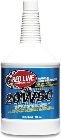 Red Line 12504 SAE 20W50 Fully Synthetic Motor Oil - 1 Quart in Saudi Arabia