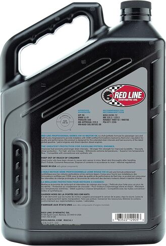 Red Line 12905 Professional Series 5W40 Euro Motor Oil - 5 Quart in Saudi Arabia