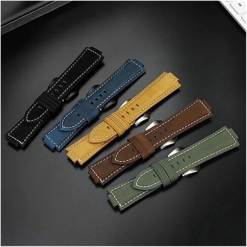 YUANSHXM-Farm Oak تعديل مناسب لسلسلة Casio G-SHOCK GA-2100 GM2100 GM-110 GA110 DW5600 حزام ساعة جلد البقر المتجمد للرجال in Kuwait