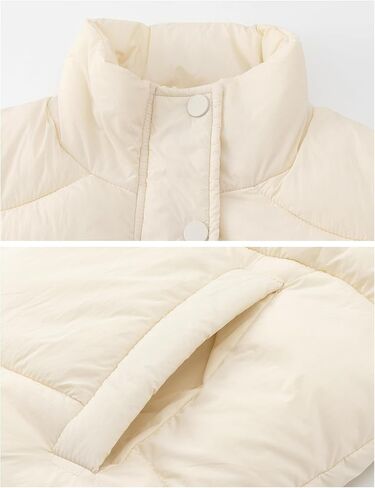 Women's Oversized Puffer Vest Zip Up Winter Casual Warm Lightweight Sleeveless Padded Jackets in Saudi Arabia