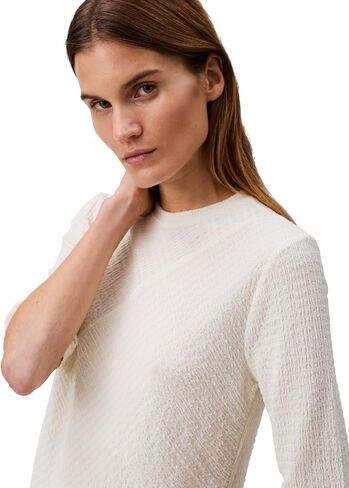 Calvin Klein Jeans Womens Textured Knit 3/4 Sleeve Top in Saudi Arabia