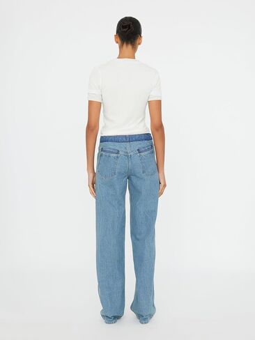 Christopher Esber Sheer Ribbed Overlay Loophole Tee in Saudi Arabia