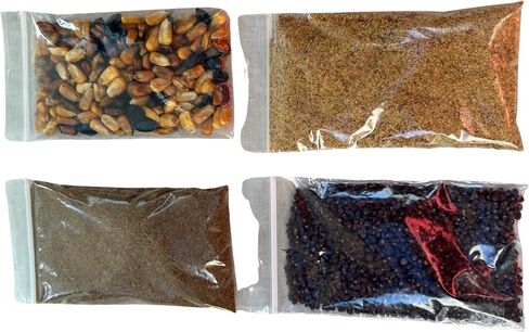 Generic Cascarilla، Pescado Ahumado، Jutia، Maiz Tostado، Atare y Manteca de Corojo 4 أوقية، Elegua Offer Kit، Santeria، Yoruba، Ifa EKU Eja Awado Atare Efun Agbado. in Saudi Arabia