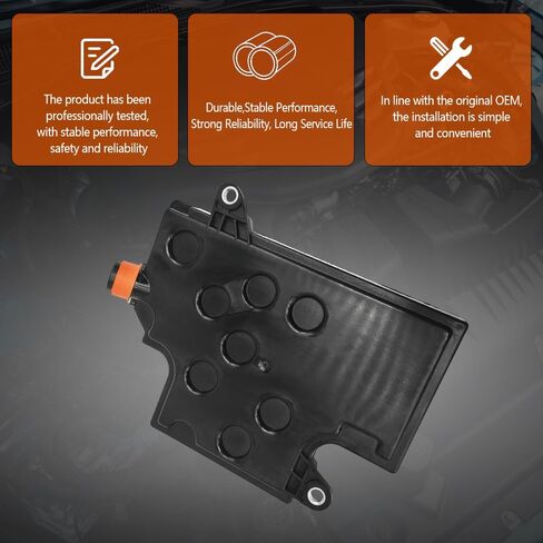 24294355 Filter Fit for Sierra 1500 Yukon Camaro Silverado Suburban Tahoe Cadillac CT4 CT5 CT6 Escalade, 10L60 10L80 10L90 Transmission Filter with Rubber Gasket in Kuwait