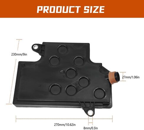 24294355 Filter Fit for Sierra 1500 Yukon Camaro Silverado Suburban Tahoe Cadillac CT4 CT5 CT6 Escalade, 10L60 10L80 10L90 Transmission Filter with Rubber Gasket in Kuwait