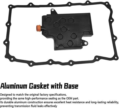 24294355 Filter Fit for Sierra 1500 Yukon Camaro Silverado Suburban Tahoe Cadillac CT4 CT5 CT6 Escalade, 10L60 10L80 10L90 Transmission Filter with Rubber Gasket in Kuwait