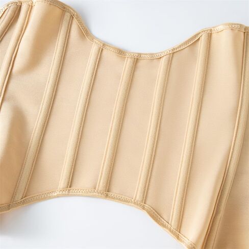 Slimessia Shapeline Flexy - مشد تدريب الخصر الفاخر، شبكة مسامية، عظم فولاذي قابل للتعديل، بيج in Saudi Arabia