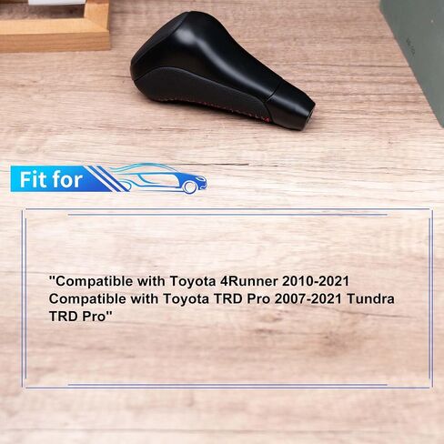 Rldym Automatic Gear Shift Knob Handle Assembly PTR57-34141-02 for Toyota 4Runner TRD Pro 2012-2022, Automatic Shift Knob Replace# PTR573414102, Black in Saudi Arabia