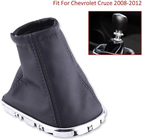 KIMISS Shift Boot، غطاء مقبض ناقل الحركة مصنوع من جلد البولي يوريثان، غطاء جراب التمهيد مناسب لـ Cruze 2008-2012 in Saudi Arabia