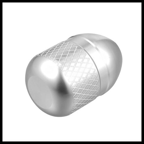1 Set Universal Aluminum Alloy Car Automatic Manual Weighted Shifter Knob Gear Shift Knobs with Adapter Kit Silver Tone Durable Material in Saudi Arabia