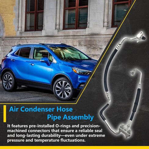 A/C Air Condenser Hose Pipe Assembly 42366105,Compatible with 2015-2021 Encore Chevy Trax, Air conditioning Pipe Replacement for 42366105 42588256 95376436 95080777 in Saudi Arabia