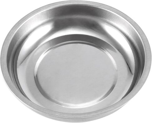 FUNSUEI 12 Packs 6 Inch and 3 Inch Magnetic Tray Set, Stainless Steel Magnetic Bowl, Round Magnetic Parts Tray for Pins, Screws, Bolts, Nuts, Small Parts in Saudi Arabia