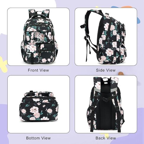 Cat Backpack for Girls Refrigerator Door School Bag for Kids Teen Women Casual Travel Daypacks (Pink) in Saudi Arabia
