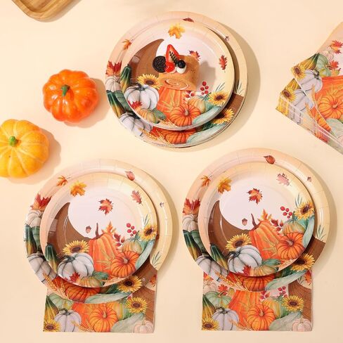 Boho Floral Paper Plates-Flower Birthday Party Decorations for Women, 100pcs Flower Paper Plates for Boho Baby Shower Thanksgiving Party Decor in Saudi Arabia