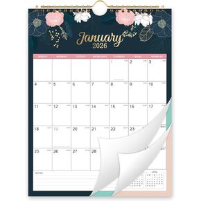 تقويم حائط 2025 - تقويم 2025، تقويم حائط من يناير 2025 إلى ديسمبر 2025، 8.4 بوصة × 11 بوصة، ربط بسلك مزدوج، خطاف تعليق، العطلات in Kuwait