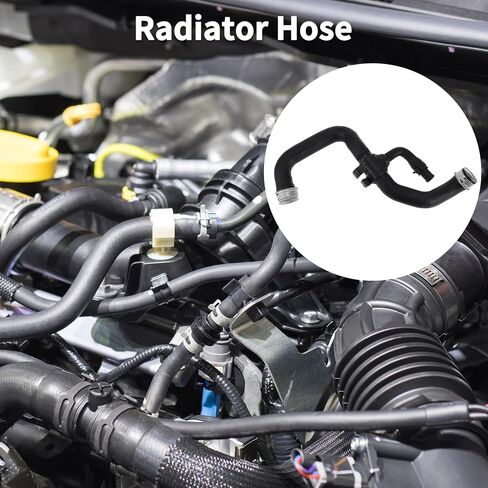 Radiator Hose for Mercedes-Benz E350 3.5 2009-2013 Good Sealing No.A2045013782 Lower Coolant Water Hose Cooling Pipe Black 1 Pc in Saudi Arabia
