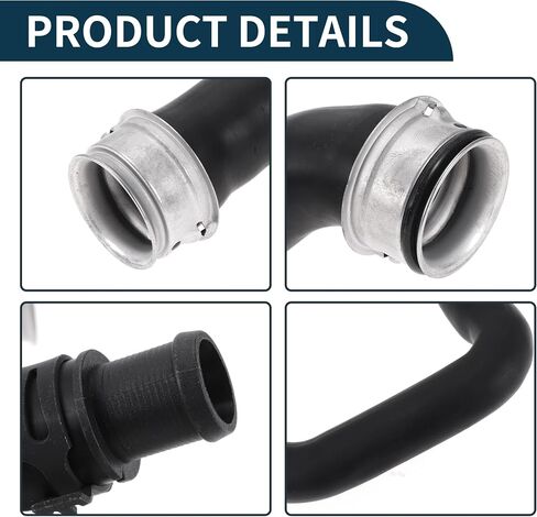 Radiator Hose for Mercedes-Benz E350 3.5 2009-2013 Good Sealing No.A2045013782 Lower Coolant Water Hose Cooling Pipe Black 1 Pc in Saudi Arabia
