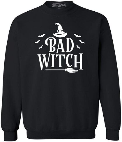 Shop4ever Good Witch ~ Bad Witch مطابقة أزياء الهالوين بلوزات ذات رقبة دائرية in Saudi Arabia