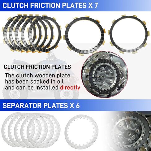 Clutch Complete gasket & Clutch Push Rod Ball Kit Compatible with Yamaha Blaster 200 YFS200 1988-2006 in Saudi Arabia