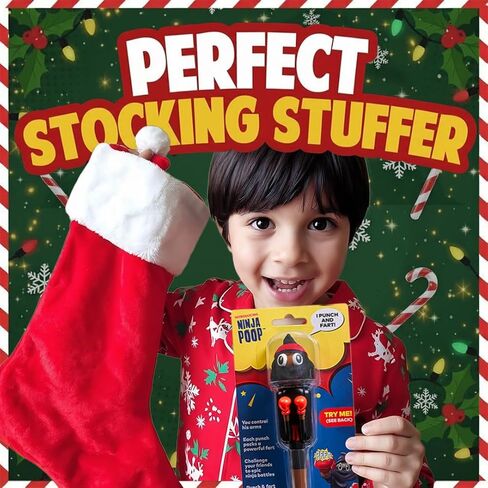 قلم إطلاق الريح بأذرع مثقوبة - حشوات رائعة للأطفال - هدايا سخيفة وهدايا مضحكة رائعة للمراهقين - هدايا بوكسر ممتعة للأولاد والبنات - قلم إخراج الريح (النينجا) in Kuwait