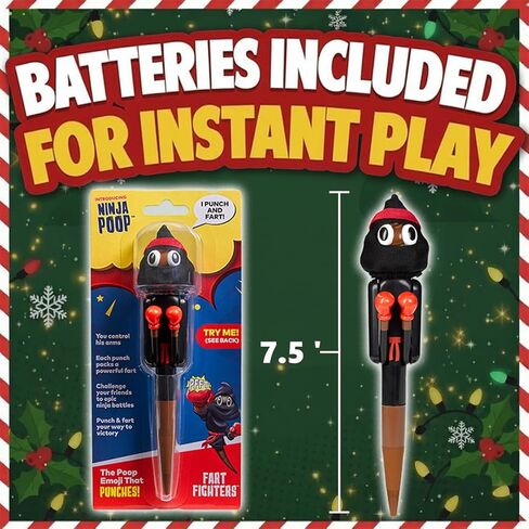 قلم إطلاق الريح بأذرع مثقوبة - حشوات رائعة للأطفال - هدايا سخيفة وهدايا مضحكة رائعة للمراهقين - هدايا بوكسر ممتعة للأولاد والبنات - قلم إخراج الريح (النينجا) in Kuwait