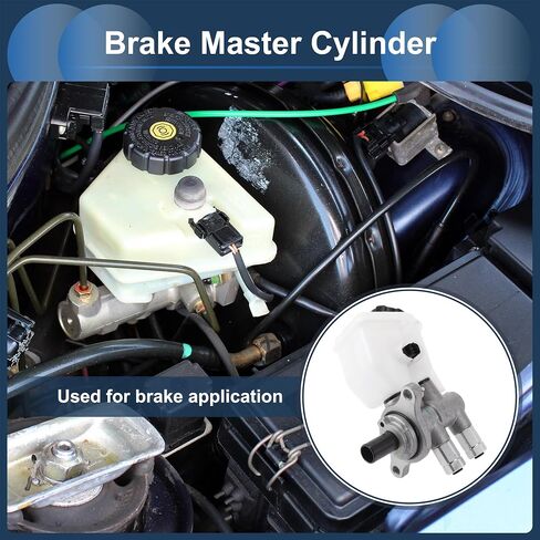 Brake Master Cylinder Reservoir No.585101Y000 for Kia Picanto 2011-2017 Hydraulic Master Cylinder Silver Tone,White Aluminum Alloy,Plastic 1 Pc in Saudi Arabia