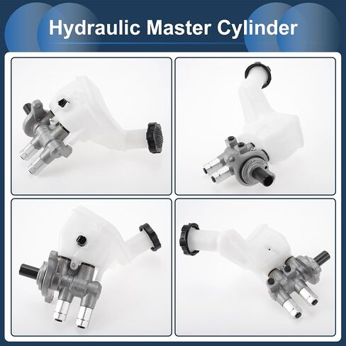 Brake Master Cylinder Reservoir No.585101Y000 for Kia Picanto 2011-2017 Hydraulic Master Cylinder Silver Tone,White Aluminum Alloy,Plastic 1 Pc in Saudi Arabia