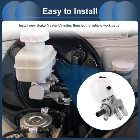 Brake Master Cylinder Reservoir No.585101Y000 for Kia Picanto 2011-2017 Hydraulic Master Cylinder Silver Tone,White Aluminum Alloy,Plastic 1 Pc in Saudi Arabia